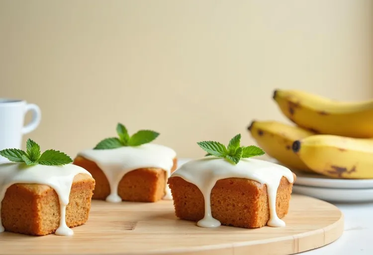 Individual banana loaves