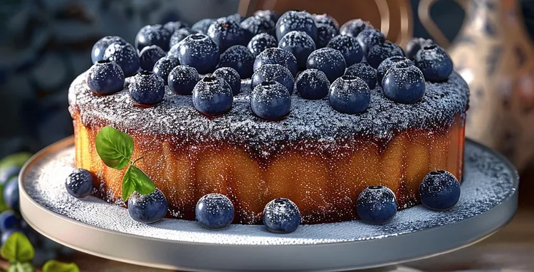 Lemon berry cake