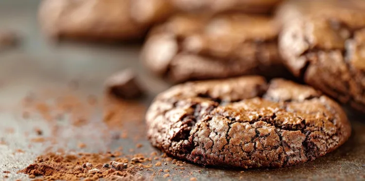 Flourless chocolate biscuits