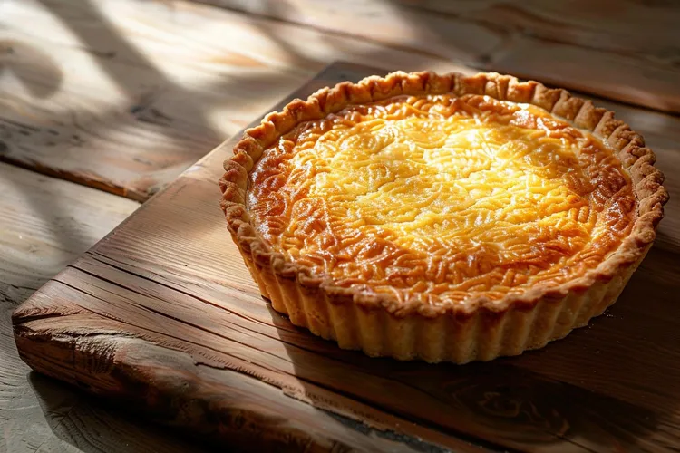 Macadamia maple tart