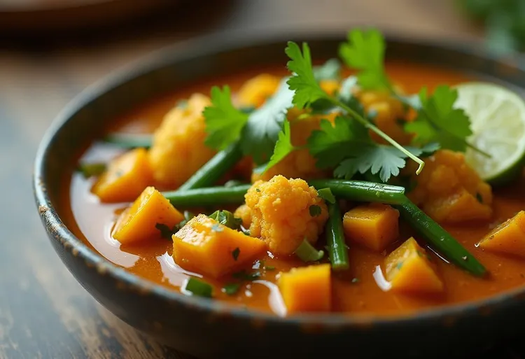 Malaysian vegetable curry