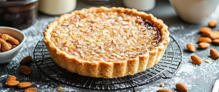 Maple, macadamia, cashew and walnut tart