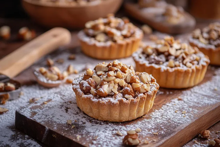 Maple nut pies