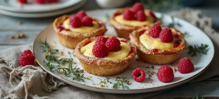 Mini raspberry cheesecakes