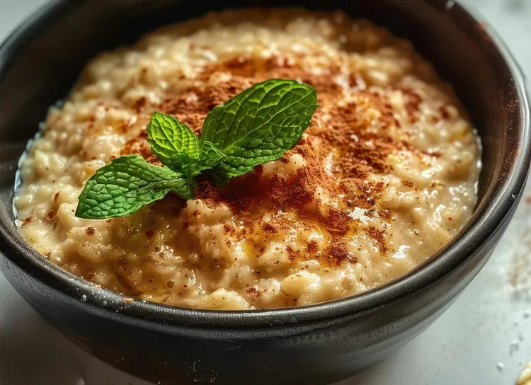 Oat bran and cinnamon