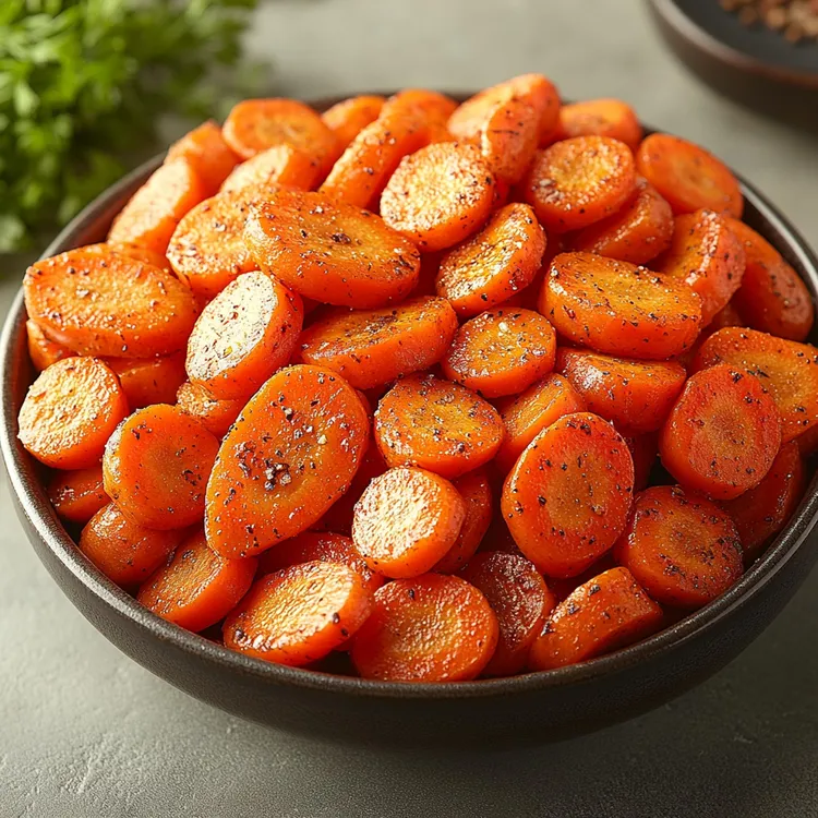 Orange and ginger-glazed carrots with butter and honey