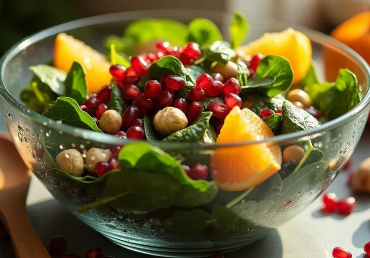Orange and pomegranate salad