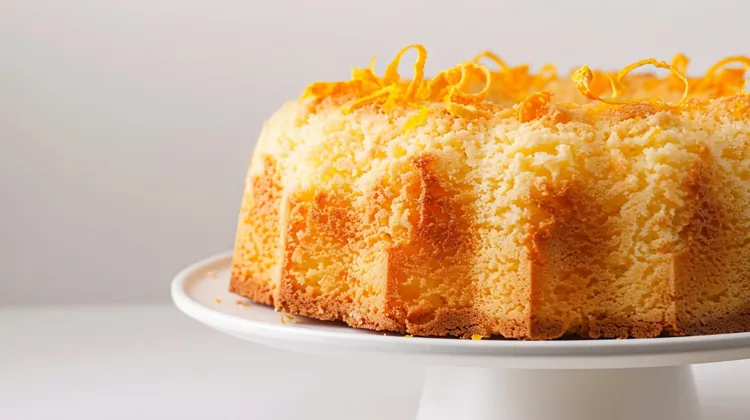 Orange coconut cake