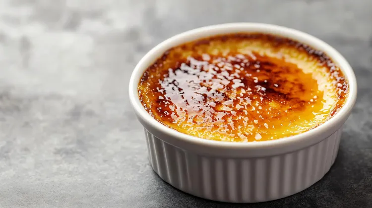 Orange creme brulees