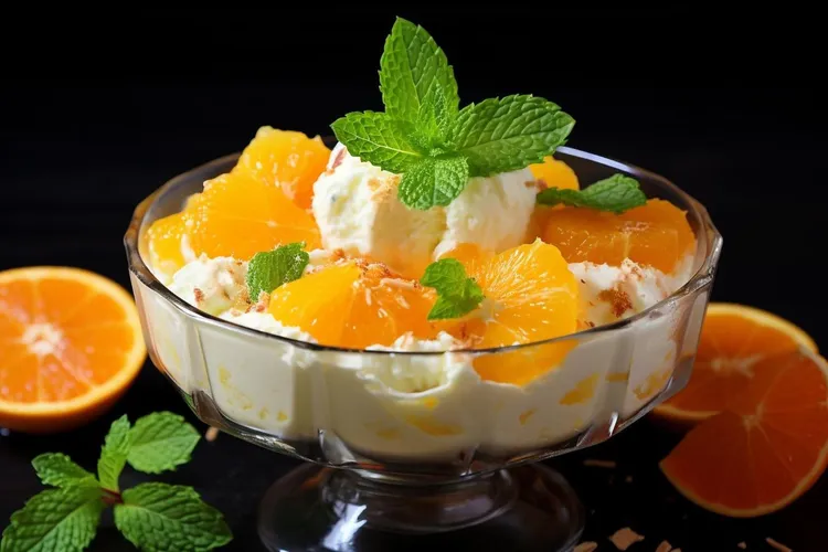 Orange & ricotta desserts