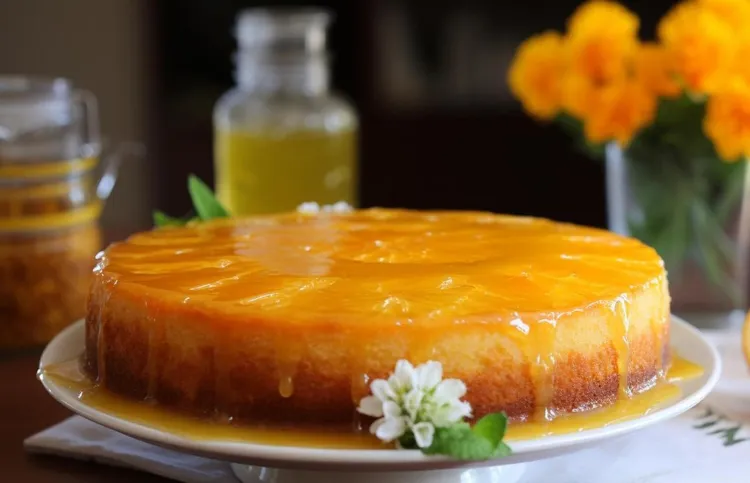 Orange syrup cake