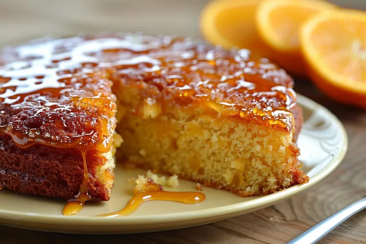 Orange syrup cake