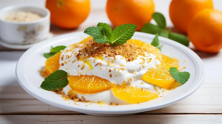 Oranges in vanilla vodka