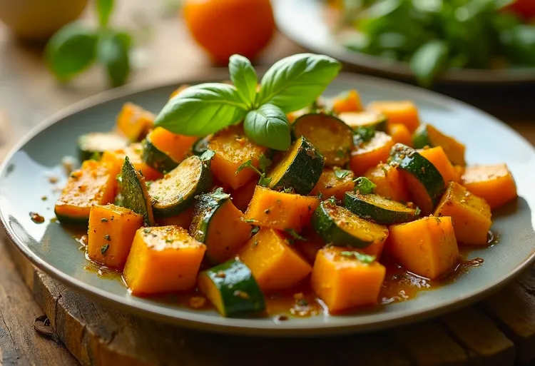 Pan fried vegetables