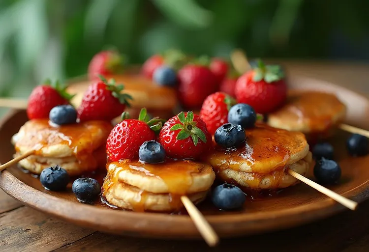 Pancake skewers