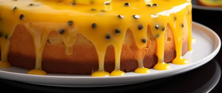Passionfruit coconut cake