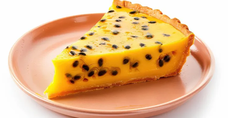 Passionfruit tart
