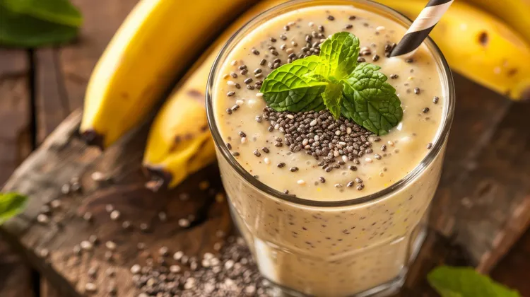 Peanut butter pineapple smoothie