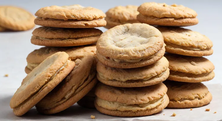 Peanut butter sandwich cookies