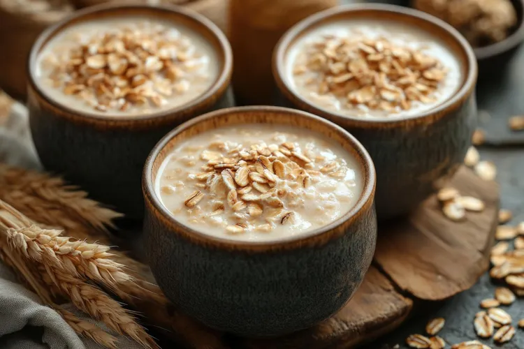 Peanut butter oat yogurt protein bowl