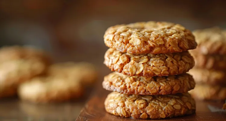 Perfectly chewy anzac biscuits