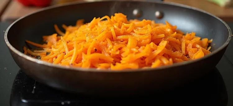 Garlic sweet potato rosti