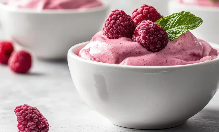 Raspberry protein fluff