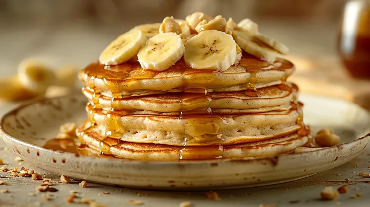 Banana protein pancakes