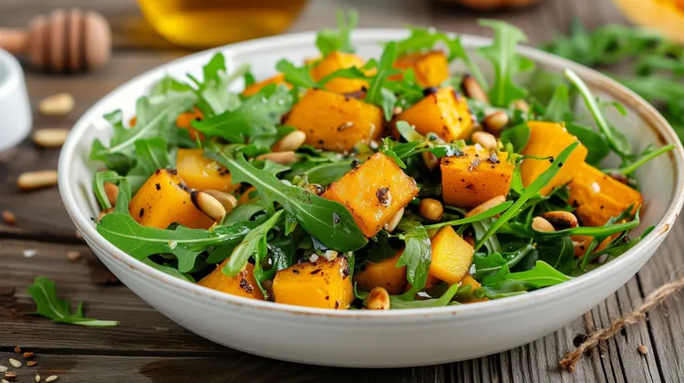 Pumpkin & rocket salad