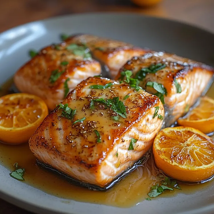 Quick citrus-spiced salmon