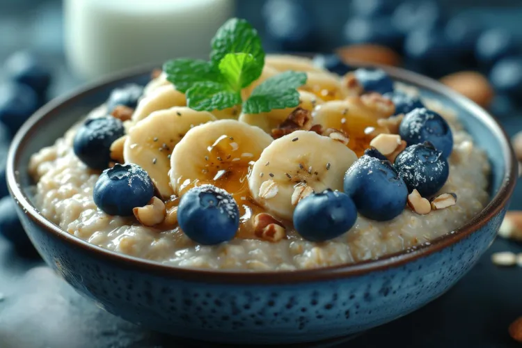 Nutrient-packed quinoa superfood breakfast bowl