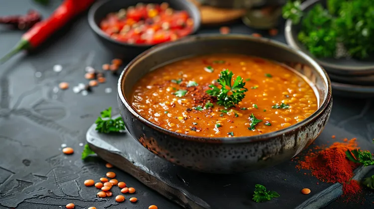 Red lentil soup