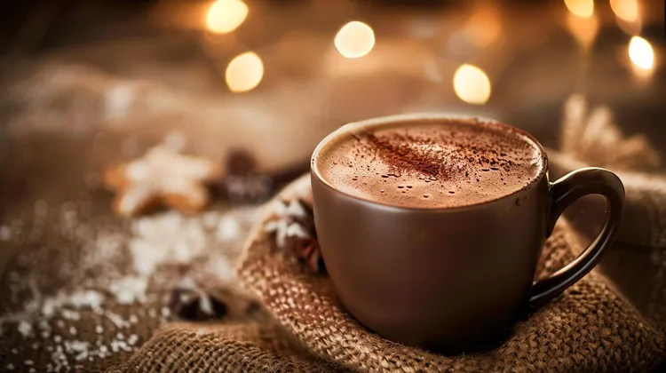 Reduced-fat hot chocolate