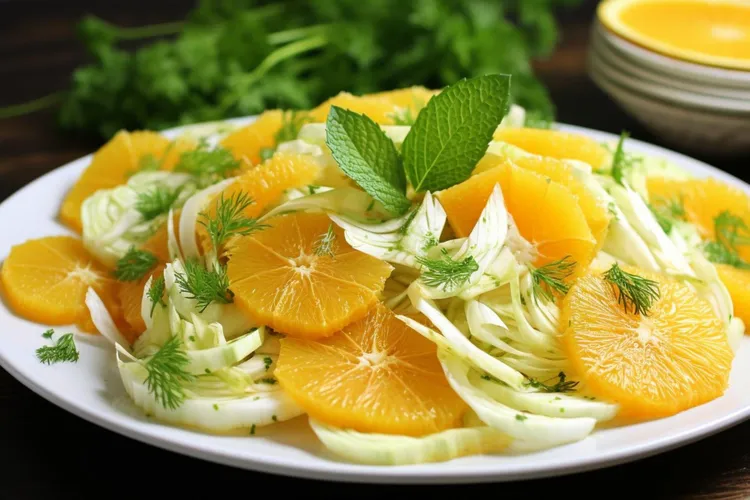 Fennel and orange salad