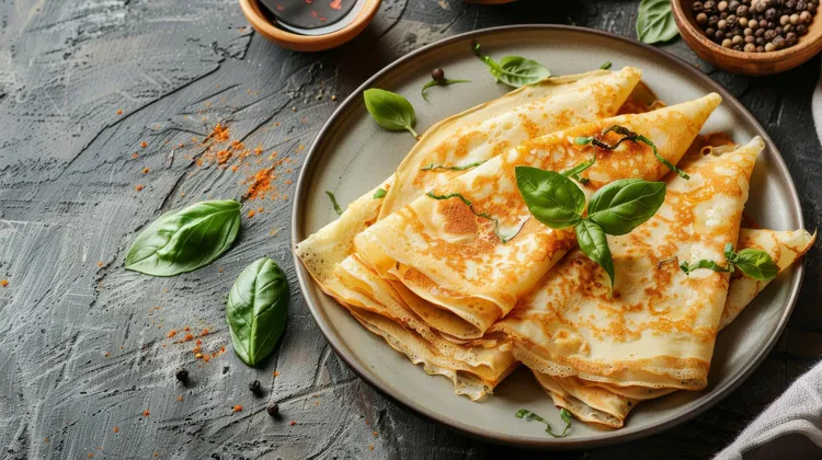 Savory crêpes