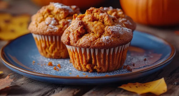 Butternut squash oatmeal mini muffins
