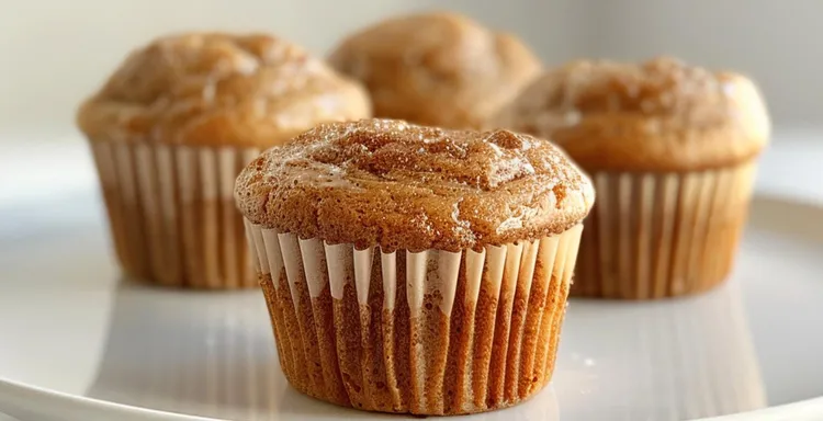 Banana spice mini muffins