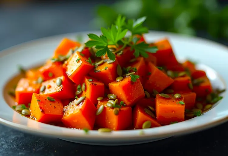 Southwestern sweet potato saute