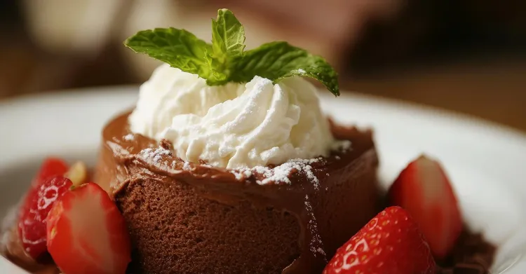 Steamed chocolate pudding