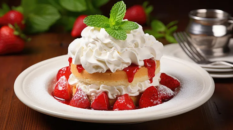 Strawberries & cream whoopies