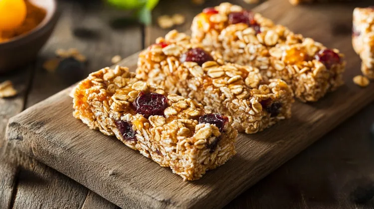Strawberry coconut granola bars