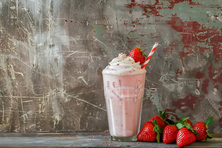 Strawberry milkshake