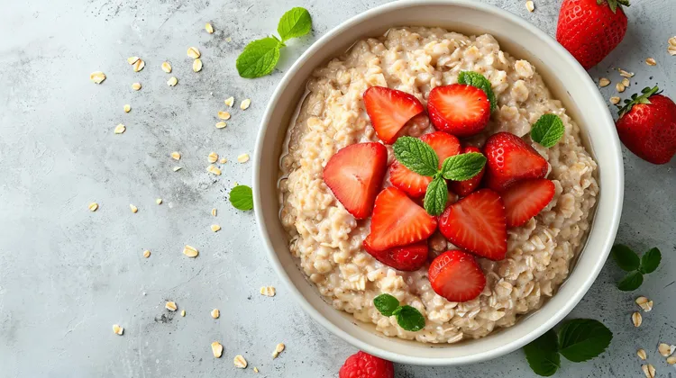 Strawberry oatmeal delight