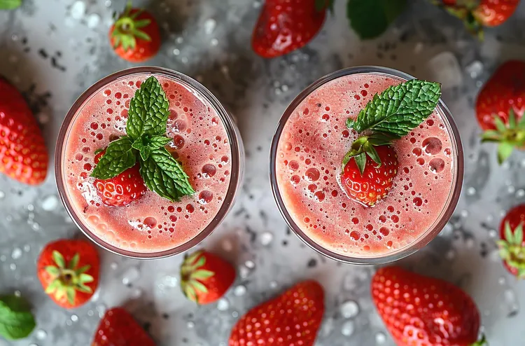 Strawberry yogurt dream smoothie