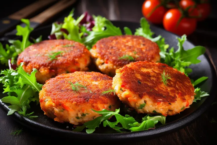 Sweet potato and tuna patties