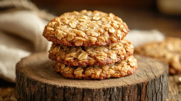 Traditional anzac biscuits
