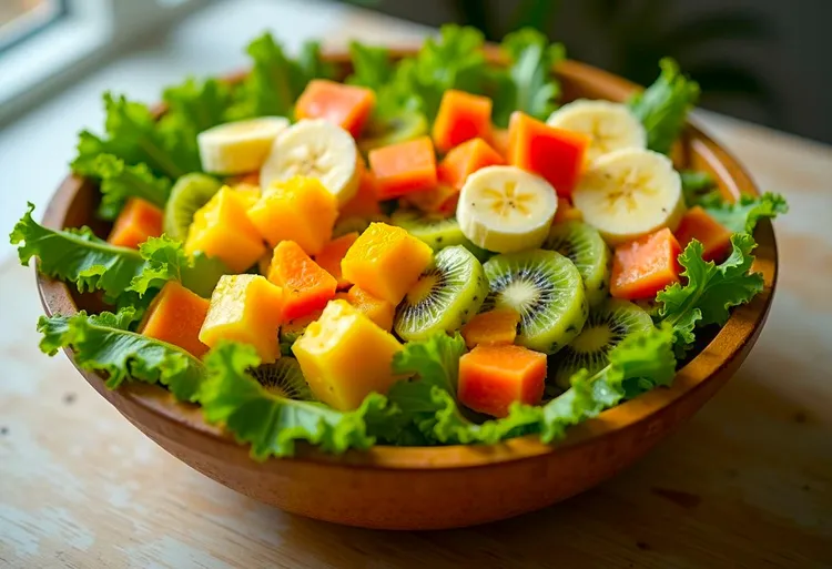 Tropical fruit salad