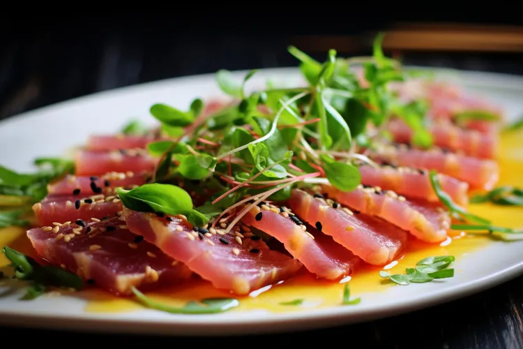 Tuna carpaccio