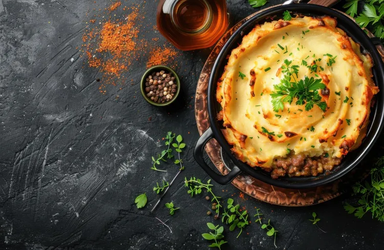 Vegetarian lentil shepherd's pie