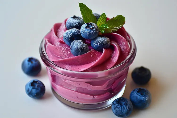 Very berry "ice cream"